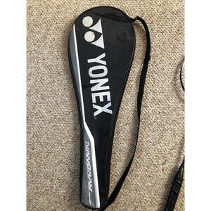 Yonex Nanoray Badminton Racket Cover Bag Black with Zipper and Shoulder Strap